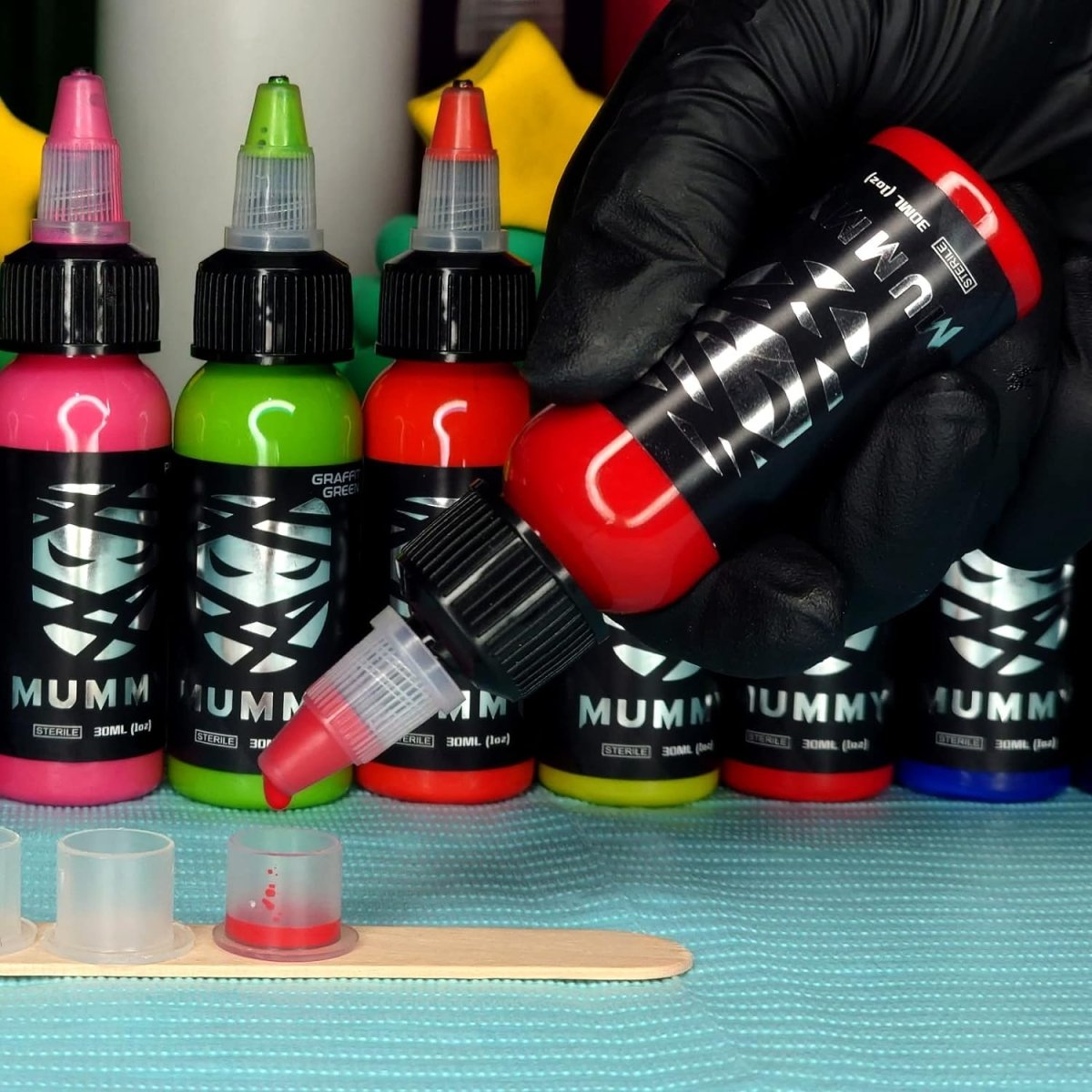 Mummy Lipstick Red Tattoo Ink - 1 oz