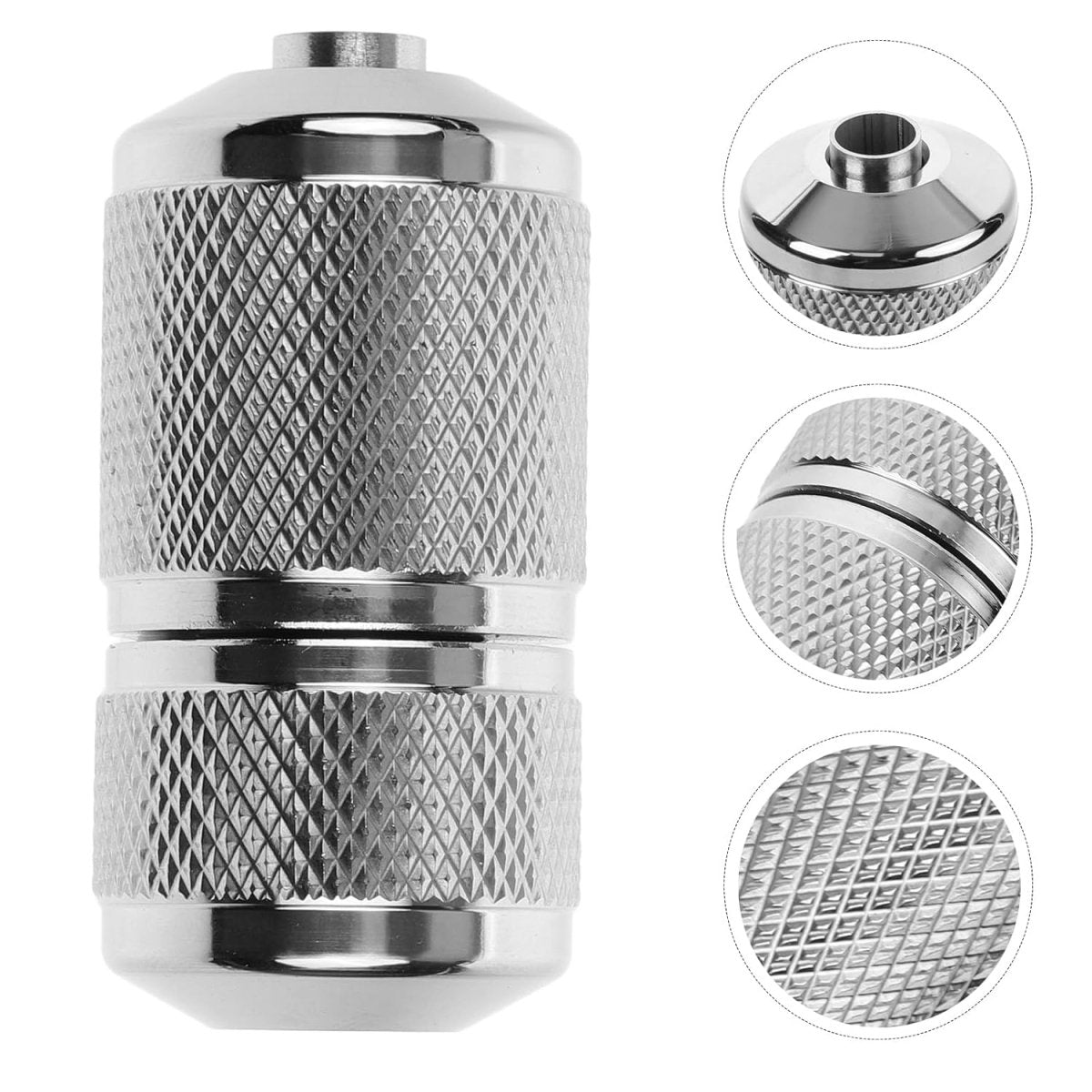 25mm Stainless Steel Tattoo Machine Tube Handle Grips Tip With Self Lock By Artibetter - Tattoo Unleashed