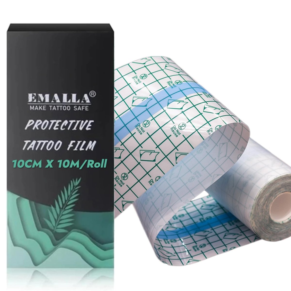3.93in x 11yd Second Skin by Emalla Tattoo Cover Protection Film - Tattoo Aftercare Bandage - Tattoo Unleashed