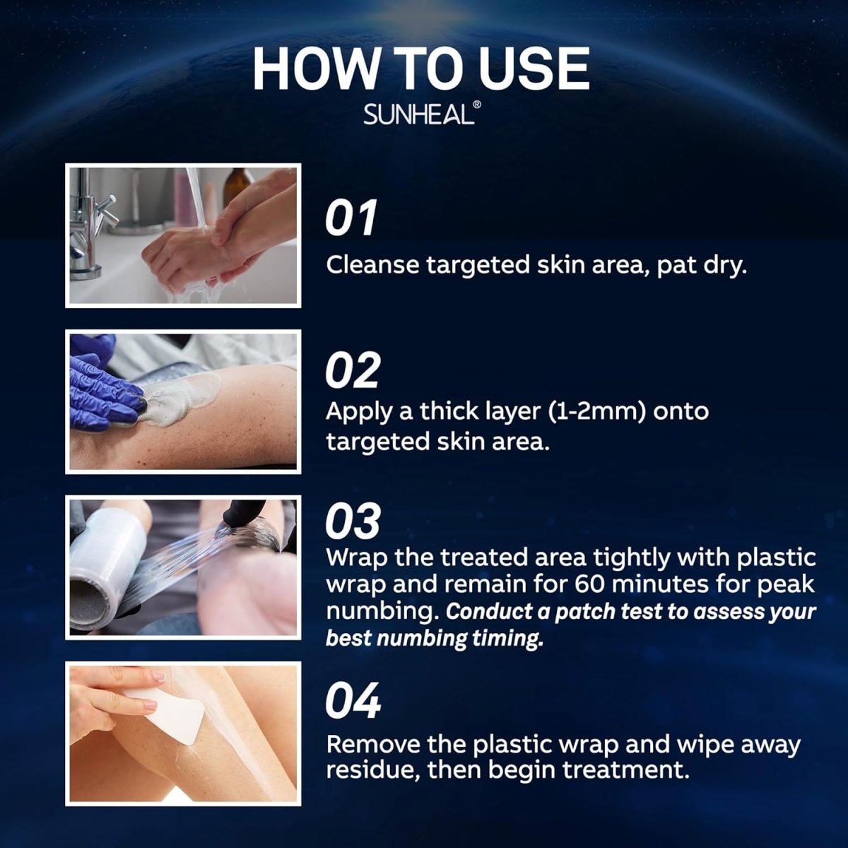 Tattoo Numbing Cream by Sunheal - 1.5 oz