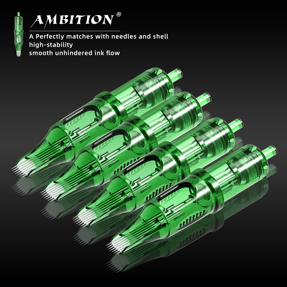 Ambition TREX Tattoo Needle Cartridges 1209RM - 20pcs