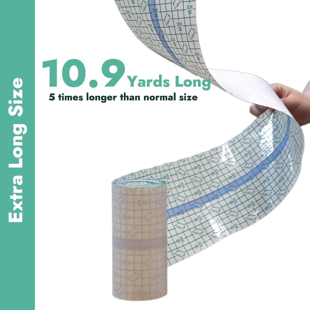 6in x 11yd Second Skin Tattoo Cover Protection Film by Emalla - Tattoo Aftercare Bandage - Tattoo Unleashed