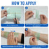 Medlot Tattoo Aftercare Bandage,  8in x 8yd Roll, Waterproof & Sterile
