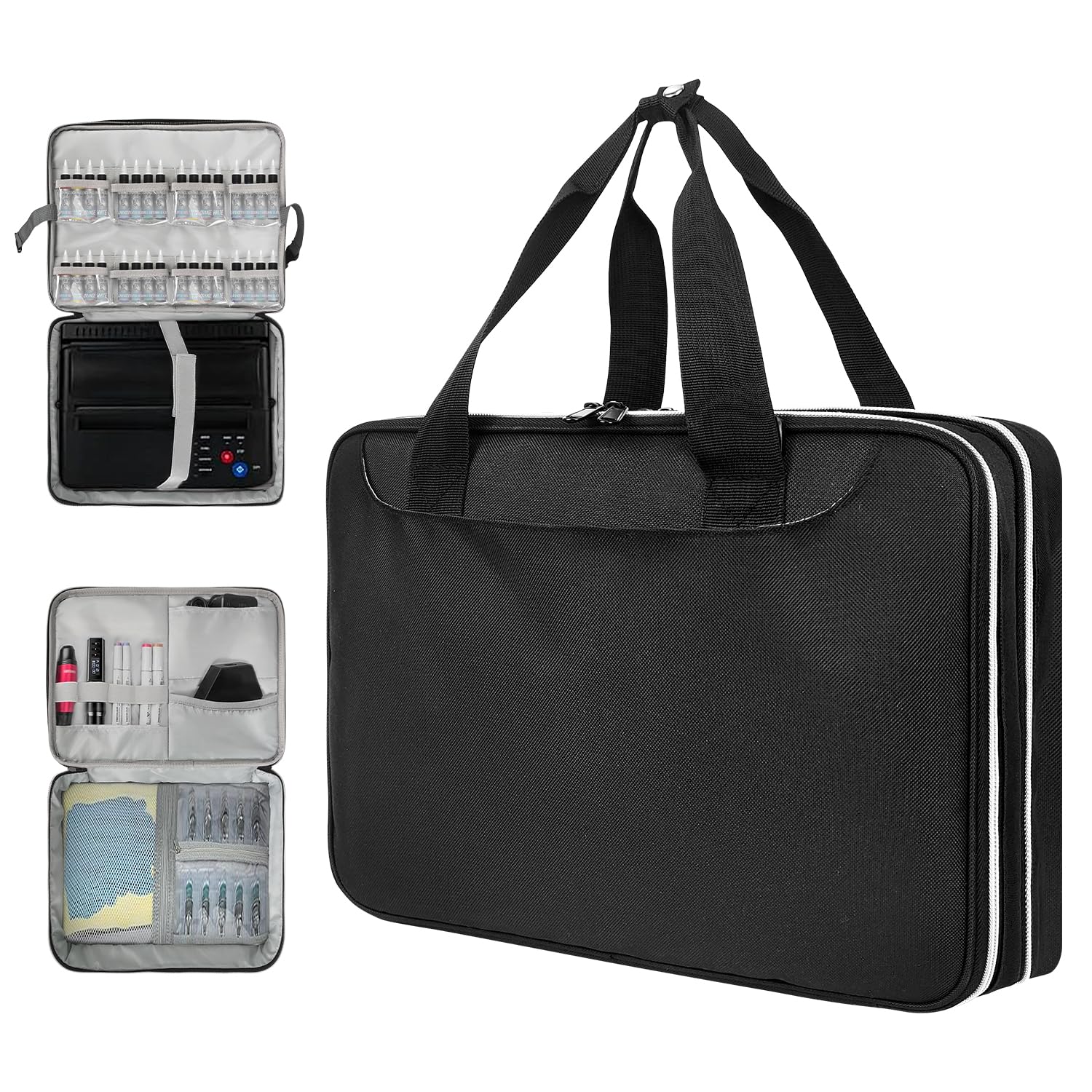 Generic Tattoo Case – Double Layer Travel Bag for Tools