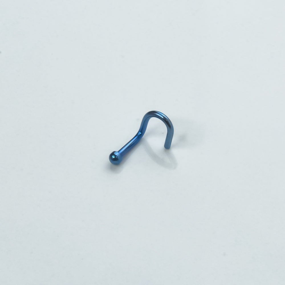 Nose Screw Dome Top Titanium - 18GA & 20GA