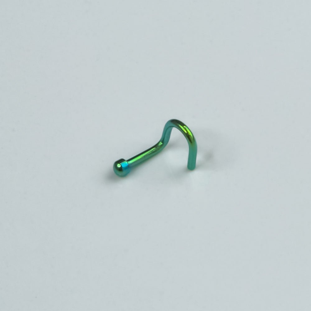 Nose Screw Dome Top Titanium - 18GA & 20GA