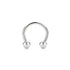 Circular Horseshoe Barbells Steel - 14GA & 16GA