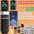 Wireless Tattoo Pen Kit by Poseidon - 2pcs Batteries 7 Strokes PTK206-US