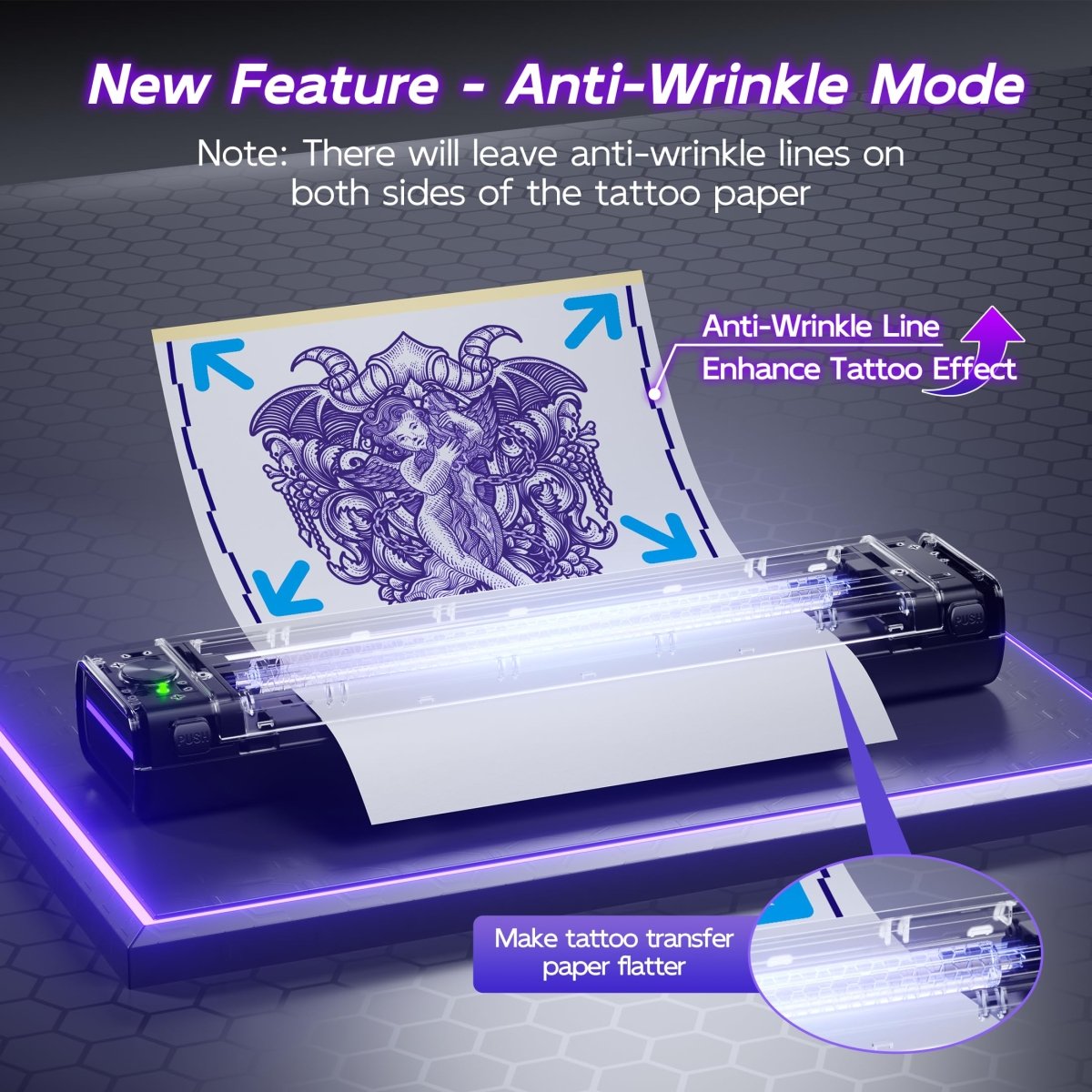 Itari Wireless Tattoo Stencil Printer – Portable Thermal Transfer Machine - Tattoo Unleashed