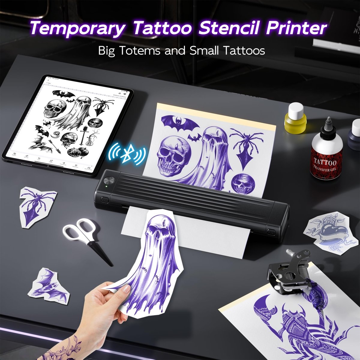 Itari Wireless Tattoo Stencil Printer – Portable Thermal Transfer Machine - Tattoo Unleashed