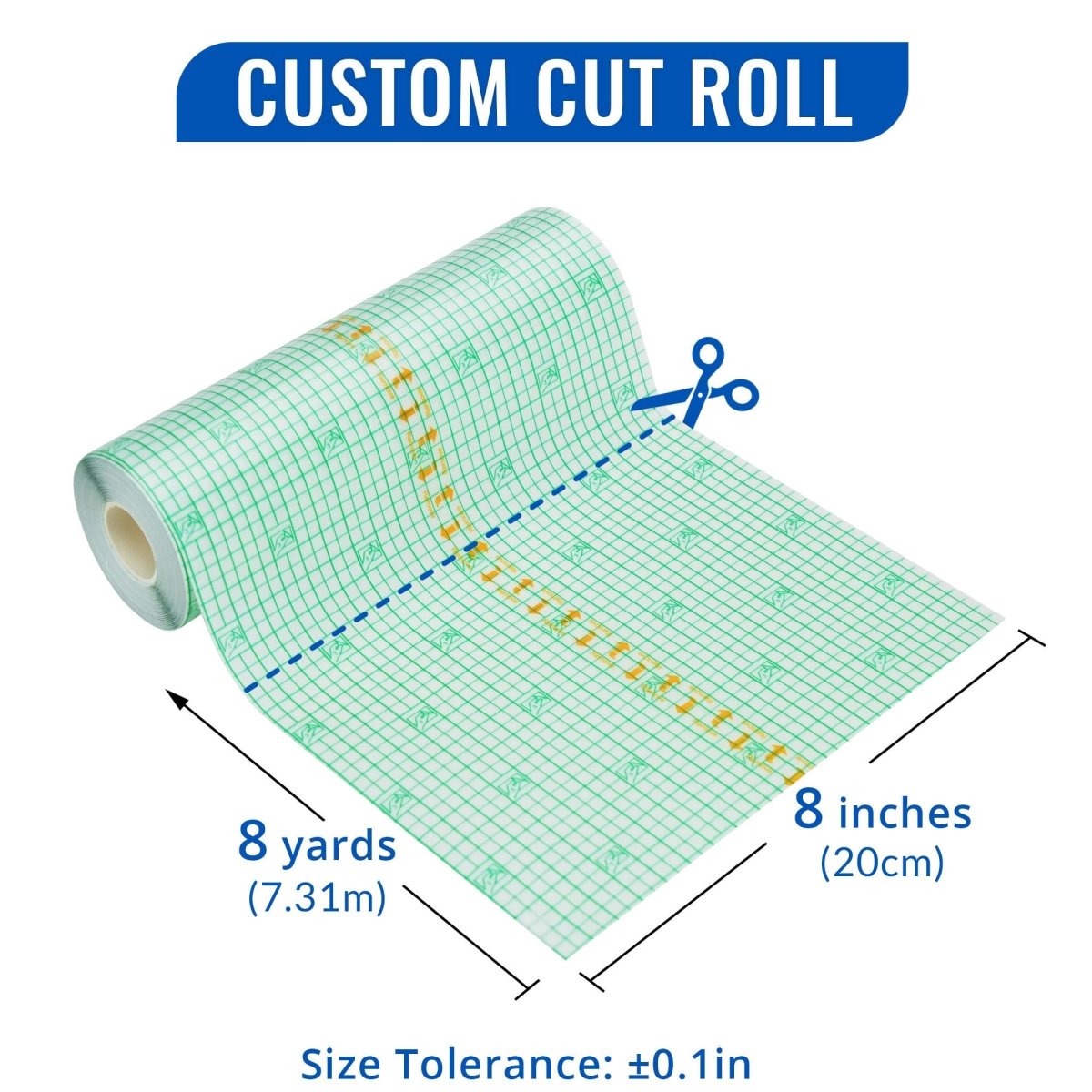 Medlot Tattoo Aftercare Bandage, 8in x 8yd Roll, Waterproof & Sterile - Tattoo Unleashed