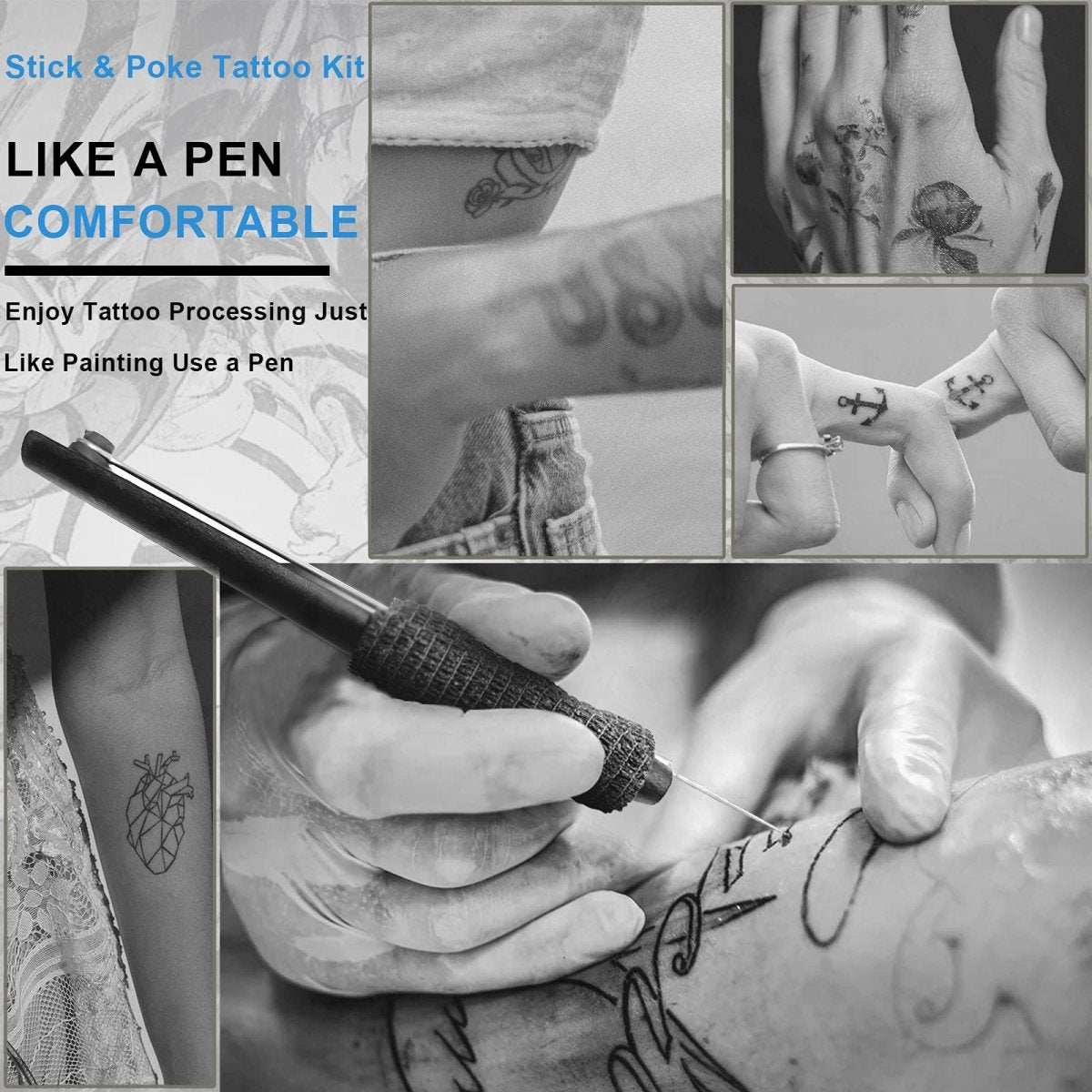 Moricher Hand Poke Tattoo Kit - Tattoo Unleashed