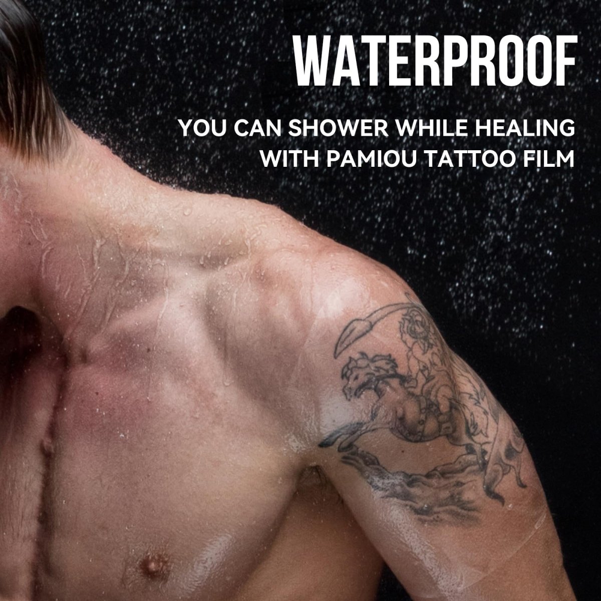 Pamiou Second Skin Tattoo Protection Film, 6in x 2 yd Tattoo Aftercare Wrap - Tattoo Unleashed