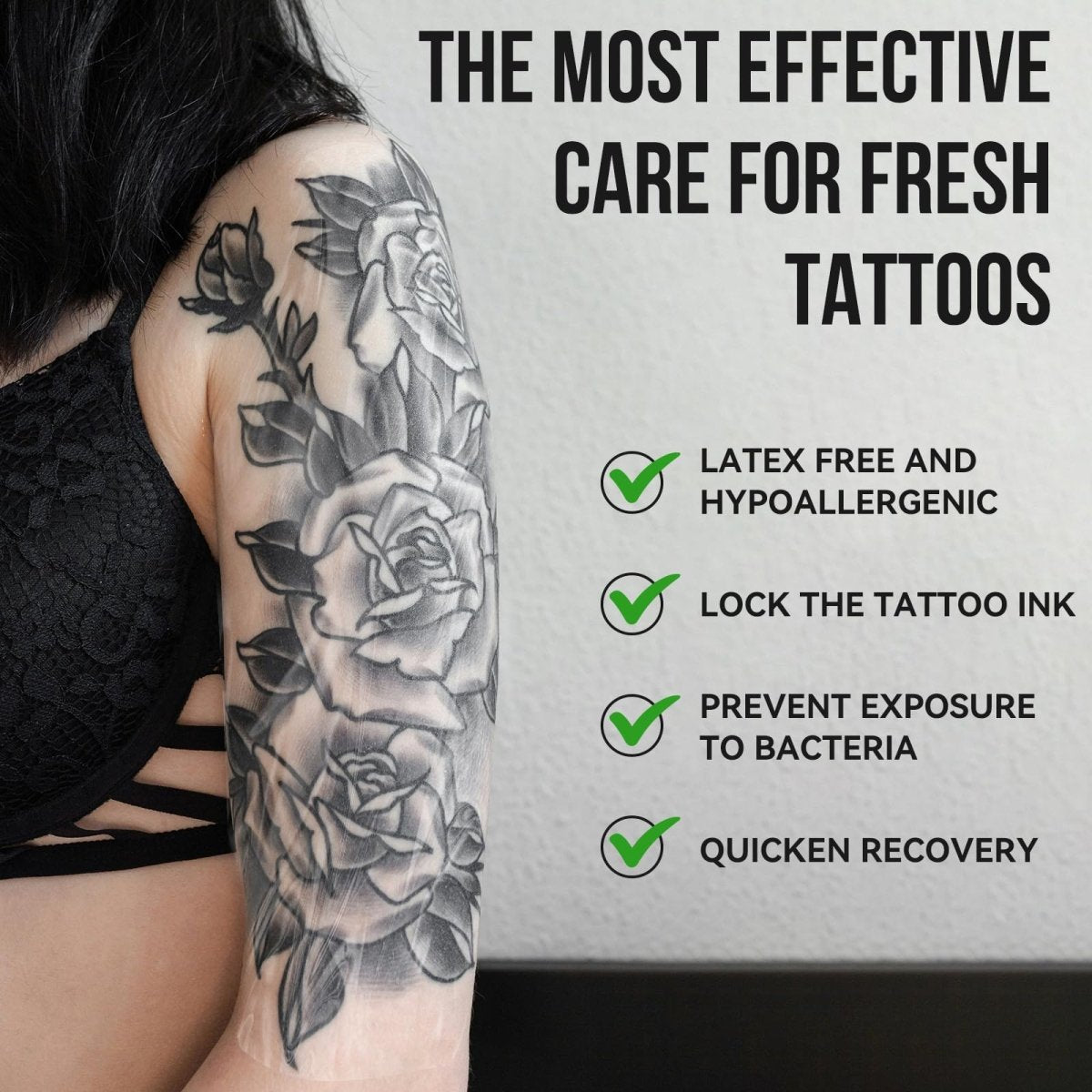 Pamiou Second Skin Tattoo Protection Film - 6in x 4yd Tattoo Aftercare Bandage - Tattoo Unleashed