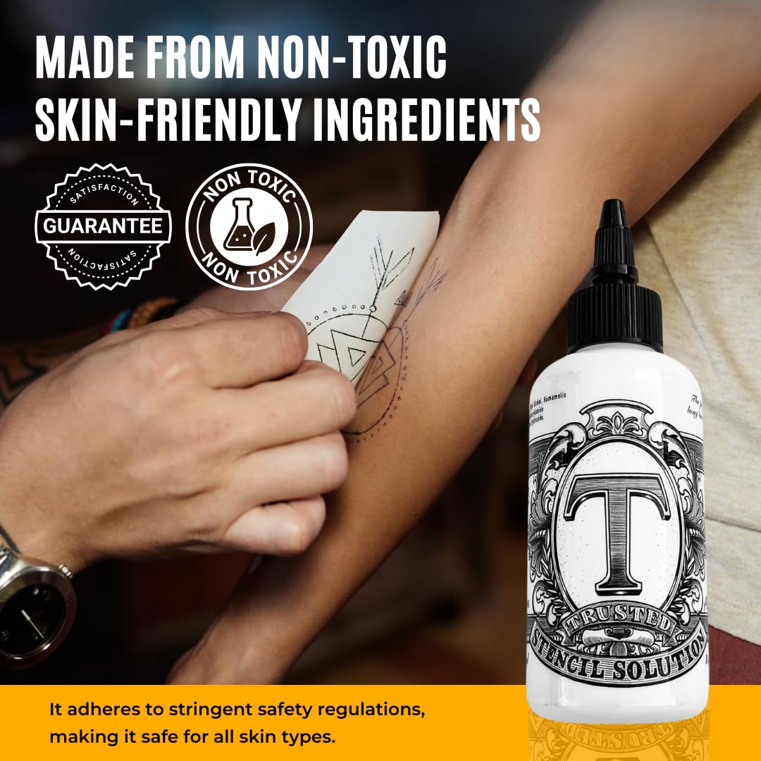 Premium Tattoo Stencil Gel Solution By Hardtochooseone - Tattoo Unleashed