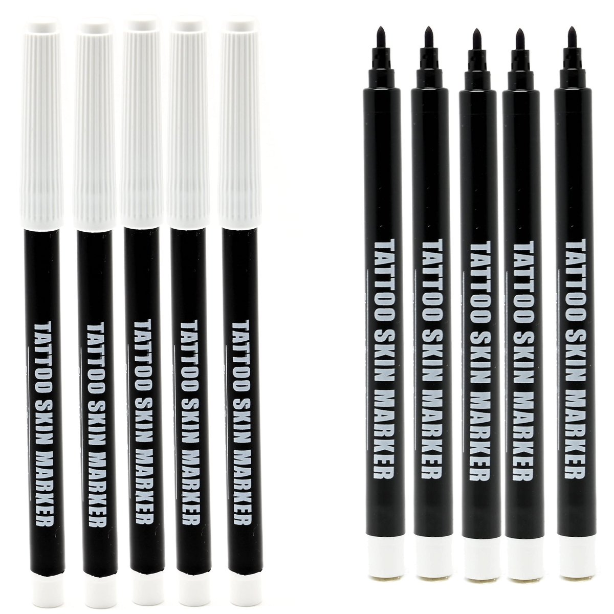 Purple Bold Tip Tattoo Stencil Markers, 5-Pack Disposable - Tattoo Unleashed