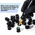 Skull Tattoo Ink Cups Plastic - Black 50pcs - Tattoo Unleashed