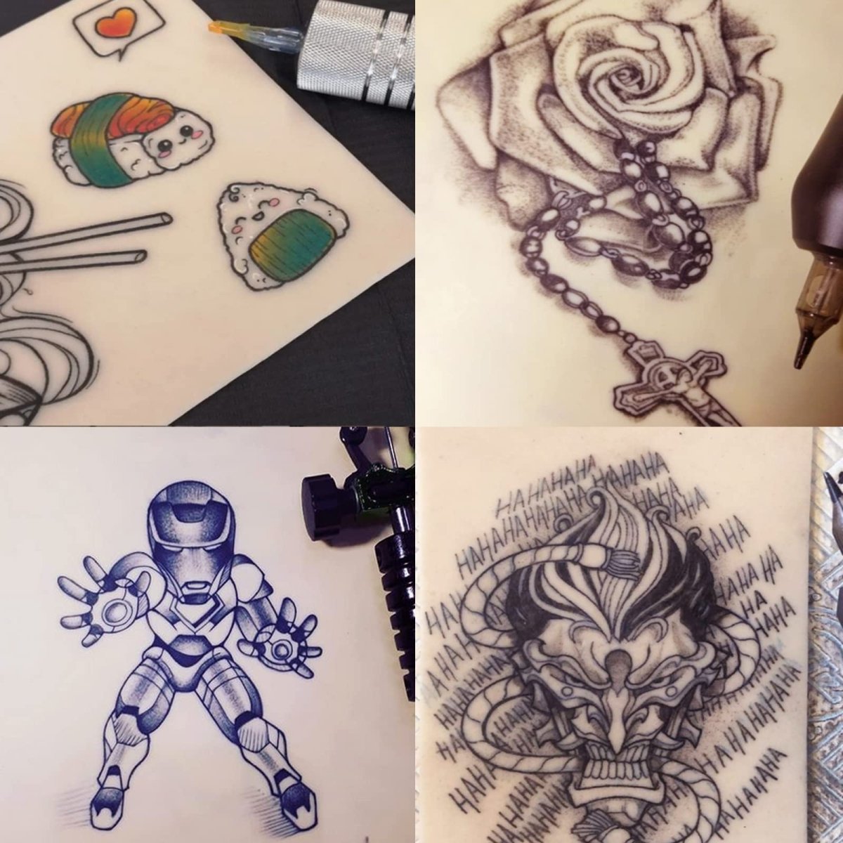Tattoo Practice Skin with Transfer Paper by Rayyl - 3MM 16pcs - Tattoo Unleashed