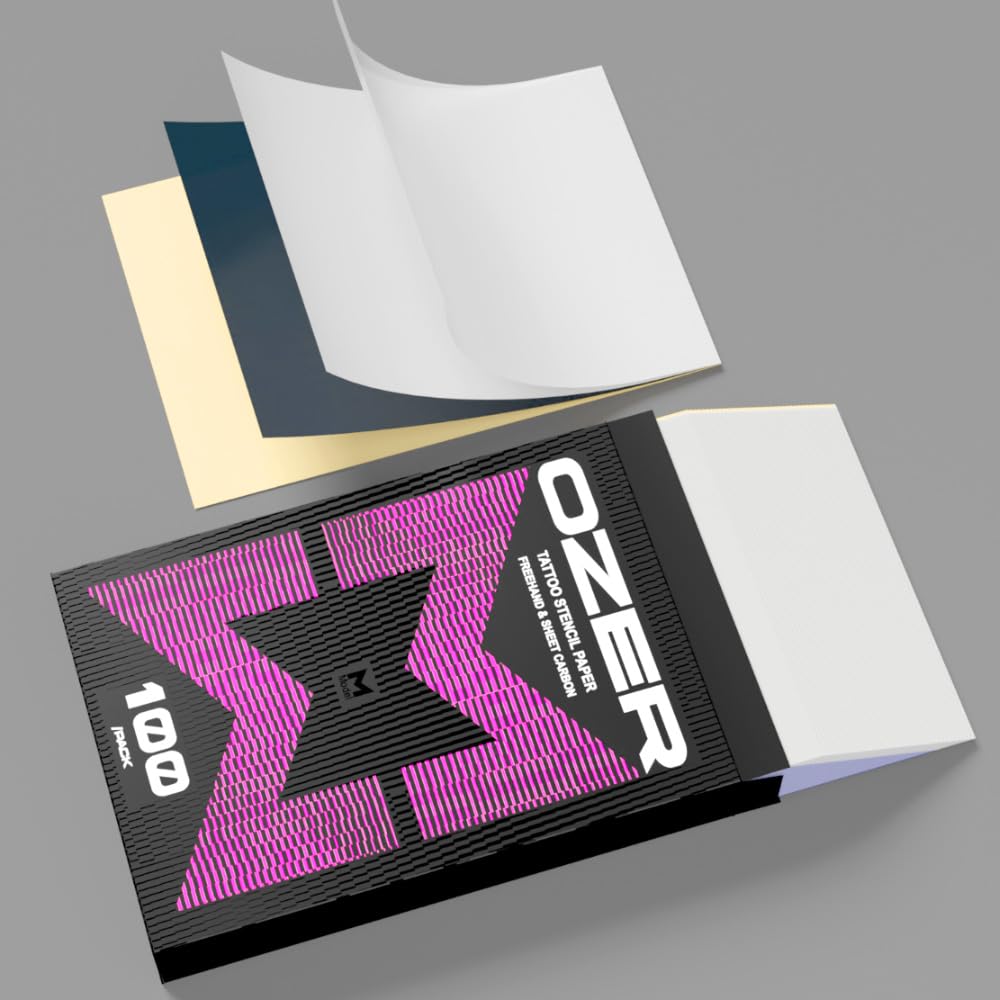 Tattoo Transfer Paper by Ozer - 100 Sheets - Tattoo Unleashed