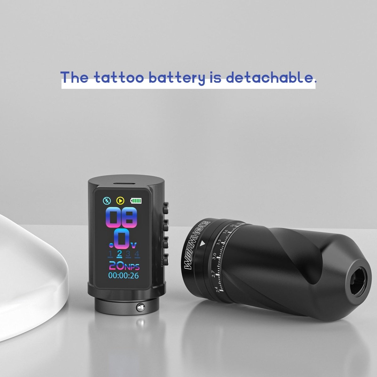 Wormhole Wireless Tattoo Gun Kit 7 - Stroke WTK315 - Tattoo Unleashed